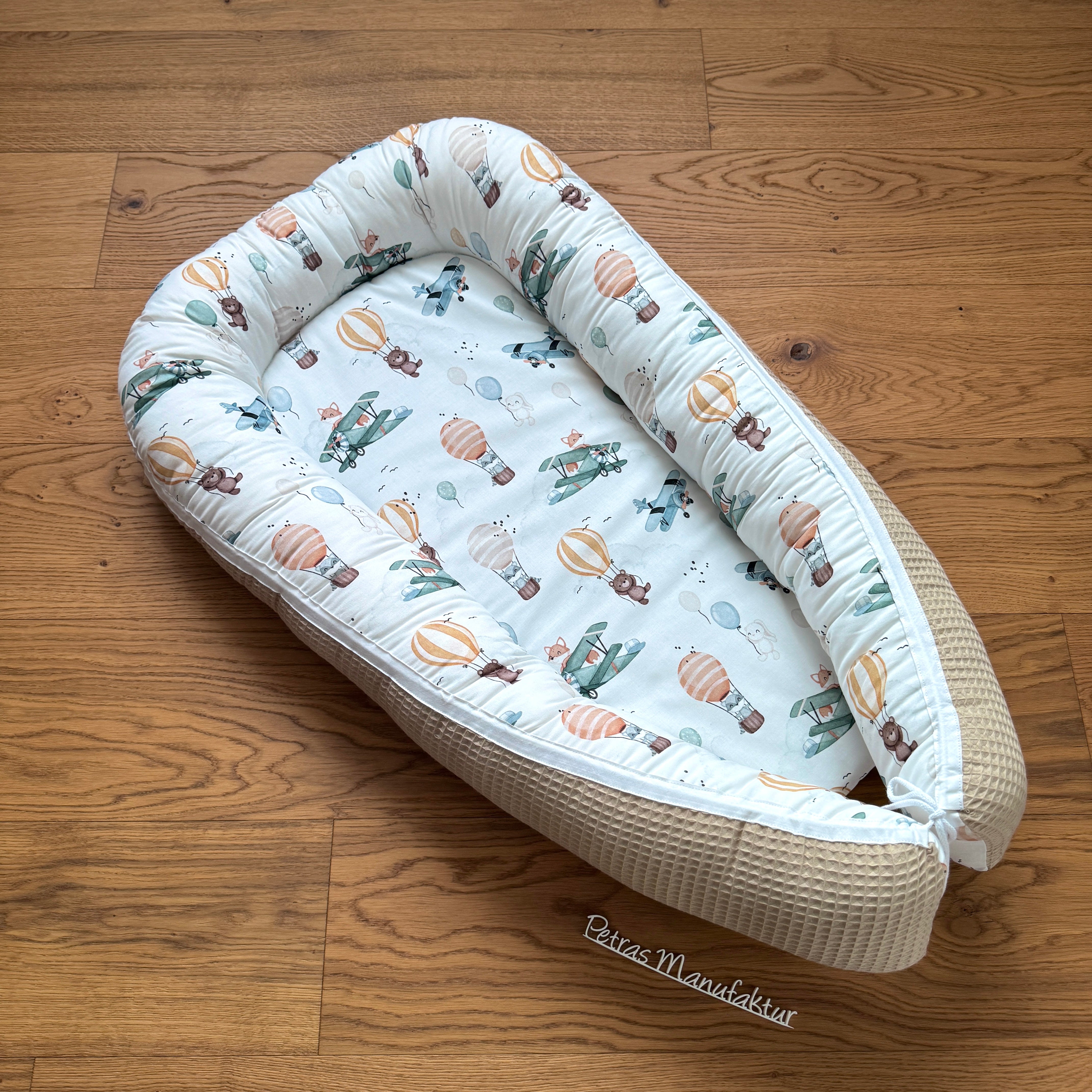 Babynestchen "fliegende Kuscheltiere“